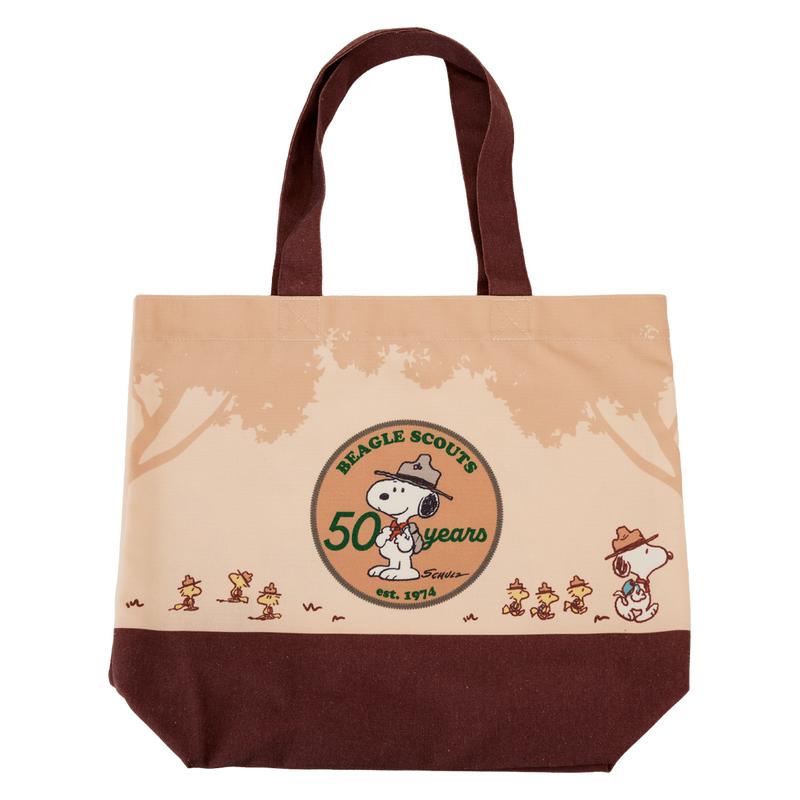 Peanuts 50th Anniversary Snoopy's Beagle Scouts Canvas Tote Bag