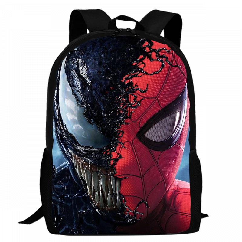 Venom Backpack Large Capacity bag Laptop backpack Full Print Backpacks  Multifunctional Backpack