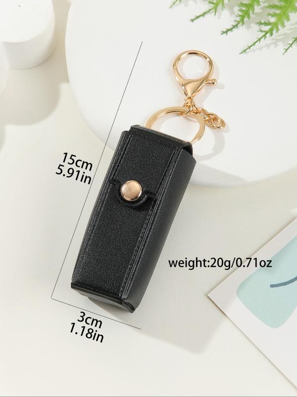 Solid Color Mini Bag Charm with Keychain for Women & Men, Casual and Versatile Bag Charm for Daily Use, Perfect Bag Decoration