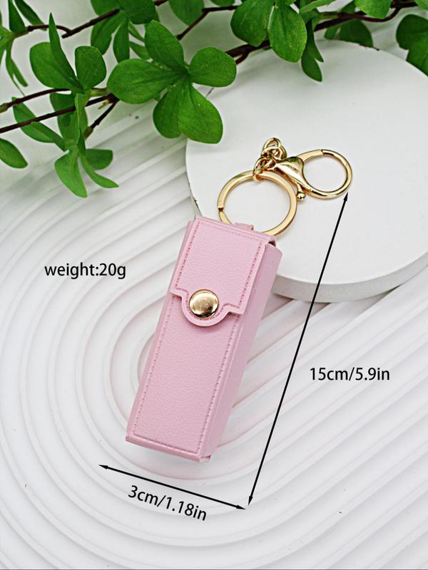 Solid Color Mini Bag Charm with Keychain for Women & Men, Casual and Versatile Bag Charm for Daily Use, Perfect Bag Decoration