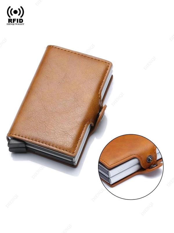 Men's Business Minimalist Card Holder, RFID Blocking Card Holder, Casual Trendy Versatile High-quality Daily Wallet