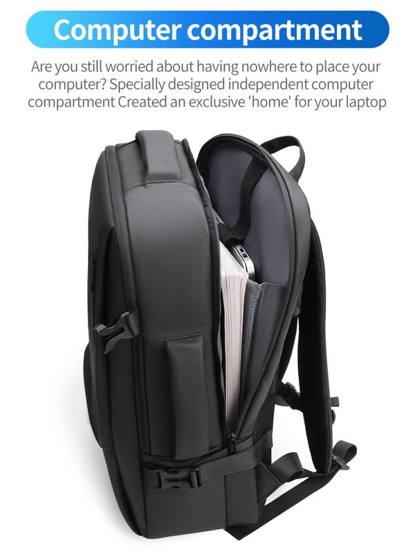 Multifunctional Men's Backpack, Large Capacity Simple Casual Fashion Backpack, Computer Bag for Travel & Business, Perfect for Students School & Travel, Backpack for Men