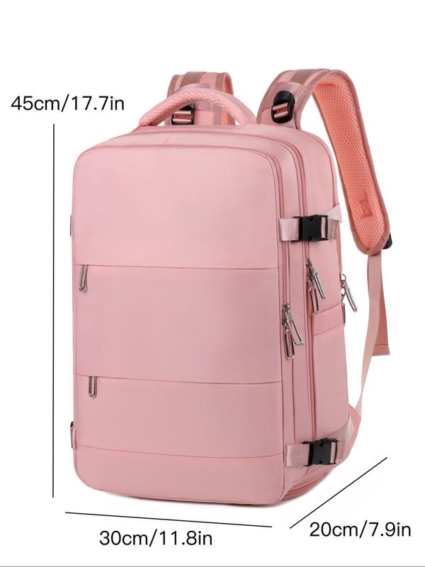 Large Capacity Internal Multi-layer Storage Bag Travel Backpack, Durable Travel Backpack with Independent Shoe Compartment, Zipper Backpack for Women & Men