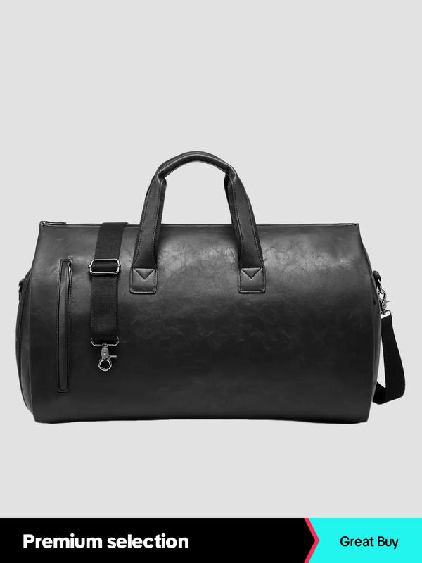 Men's Business Large Work Luggage Travel Bag, Travel Essentials, Pu Leather Duffel Bag, Carry on Weekender Bag for Outing & Travel & Back To School, Fall Outfits, Earthtone Fall Freshness, Gifts for Him