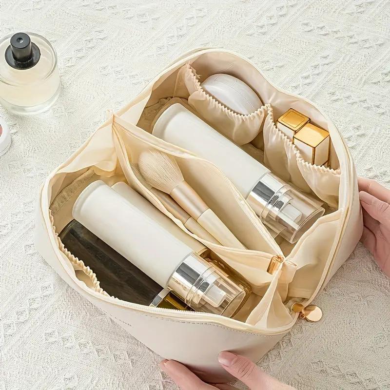 Minimalist Portable Makeup Bag, Summer Large Capacity Cosmetic Storage Bag, Zipper Makeup Organizer Pouch, Versatile Storage Bag, Makeup Tools