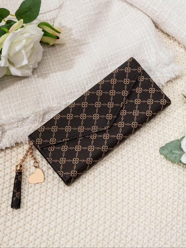 Women's Fashion Minimalist Snap Button Long Wallet, Casual Versatile Clutch Bag, Trendy All-match Card Holder for Daily Use