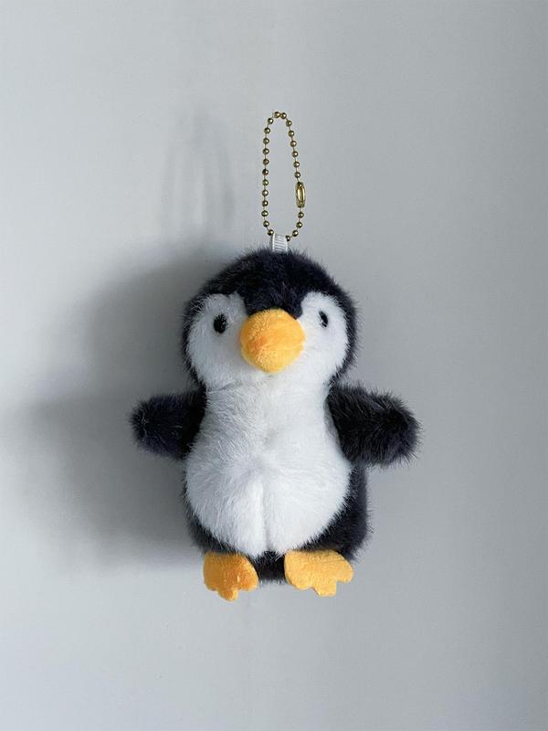 Cute Cartoon Penguin Design Plush Toy Bag Charm, Soft Stuffed Animal Doll for Backpack for Birthday Gift, Versatile Bag Accessories for Women & Girls