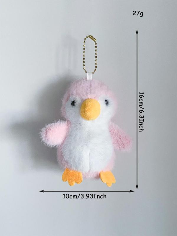 Cute Cartoon Penguin Design Plush Toy Bag Charm, Soft Stuffed Animal Doll for Backpack for Birthday Gift, Versatile Bag Accessories for Women & Girls