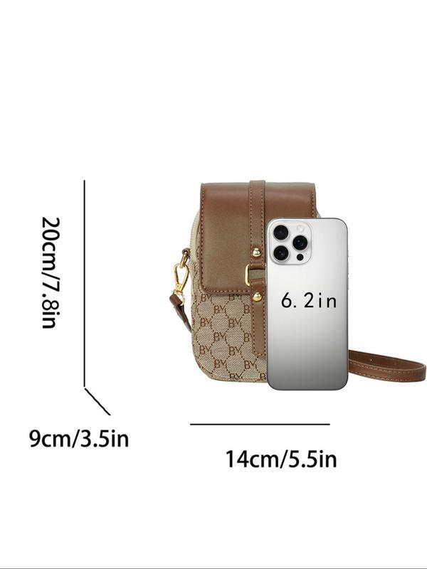 Women's Fashionable Letter Pattern Crossbody Bag, Elegant Versatile Shoulder Bag for Daily Used, Casual Trendy High-quality Daily Commuting Bag