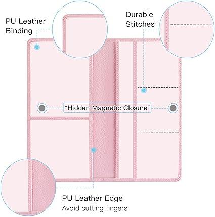 Premium Car Registration and Insurance Card Holder, Car Document Holder for Cards, Driver License & other Essential Documents