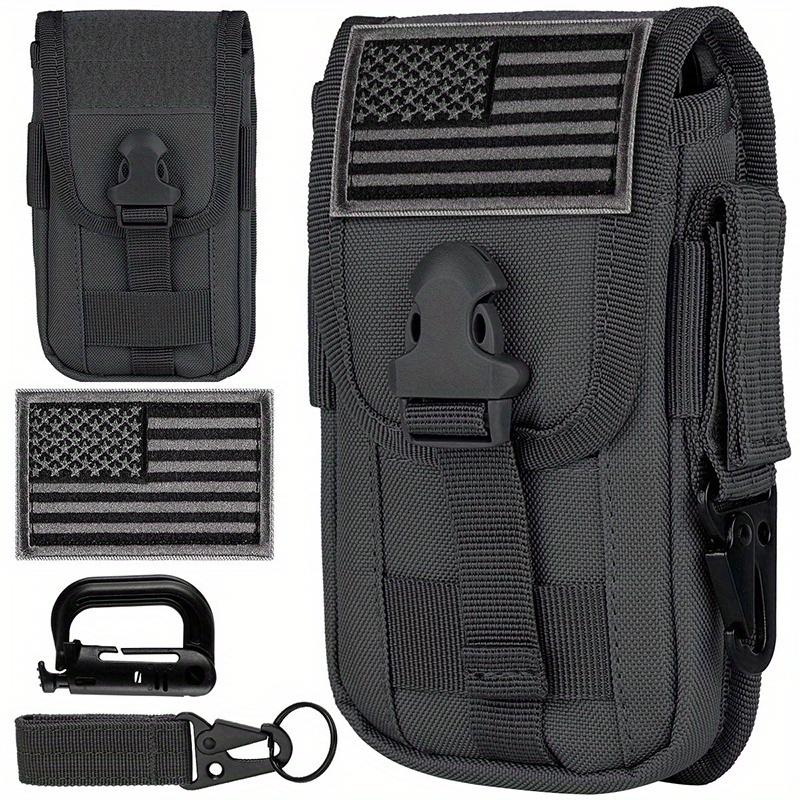 Cell Phone Holster Pouch Smartphone Pouch Case Molle Attachment Gadget Bag Belt Waist Bag for 4.7