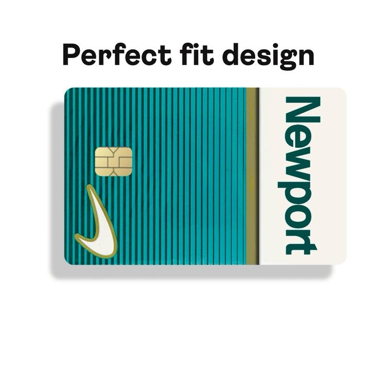 Menthol Credit Debit EBT skin cover - Sleek & Stylish Protection for Your Cards