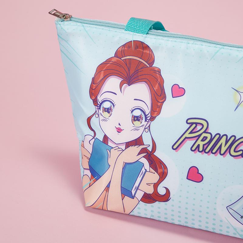 Disney Fantasy Princess Force Series Bell Lunch Bag Light Green Lunch Pouch Lightweight Thermos Lunch Bag Cute Lunch Box Bag