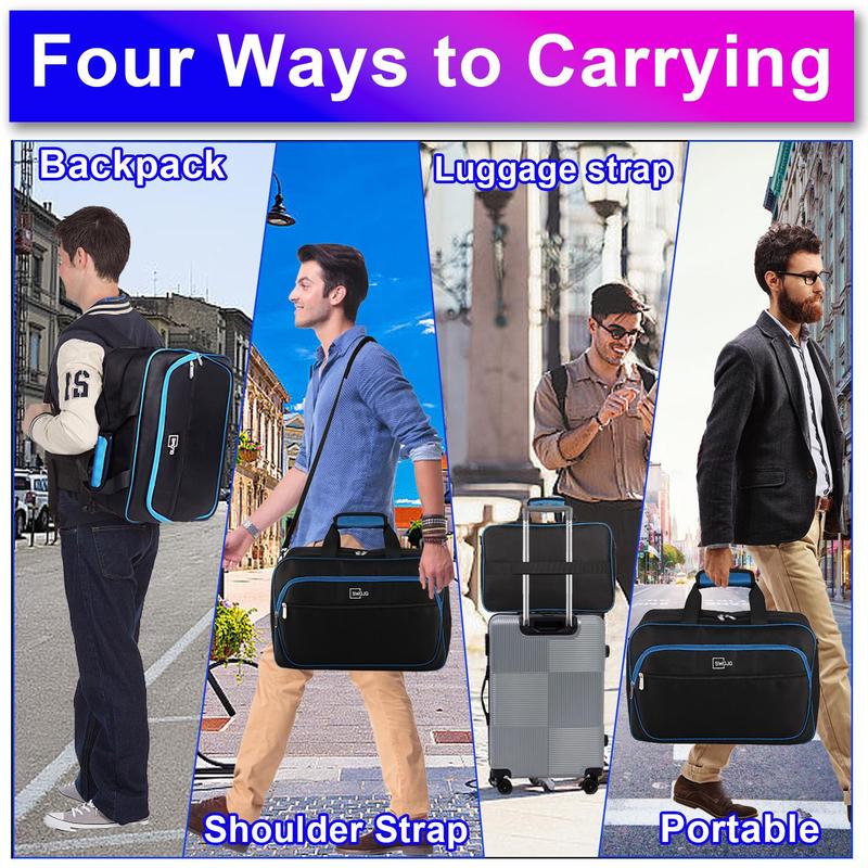 Carrying Case with Shoulder Strap & Handle, Large Capacity Storage Bag, Protective Travel Bag Compatible with PS5 15.6 Inch Laptop, Suitable for Business Trip Travel Stay Work Commute, Stocking Fillers Gift