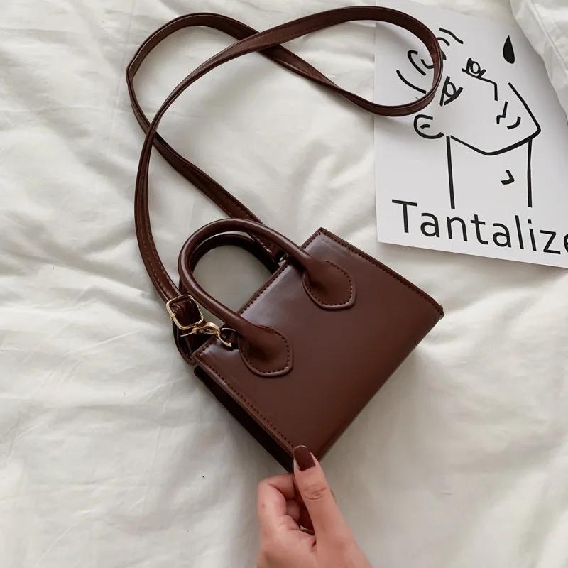 Mini Leather Clutch Fashion Handbag