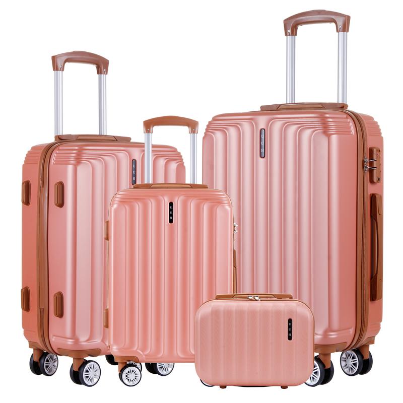 UUH luggage sets(3pcs 4pcs 6pcs 7pcs 8pcs 9pcs) with TSA Locks - suitcase for travel, Hardshell Luggage TSA Lock Spinner Wheels Hardshell Lightweight