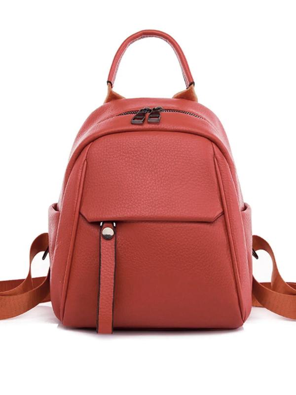 Unisex Fashionable Adjustable Zip Backpack