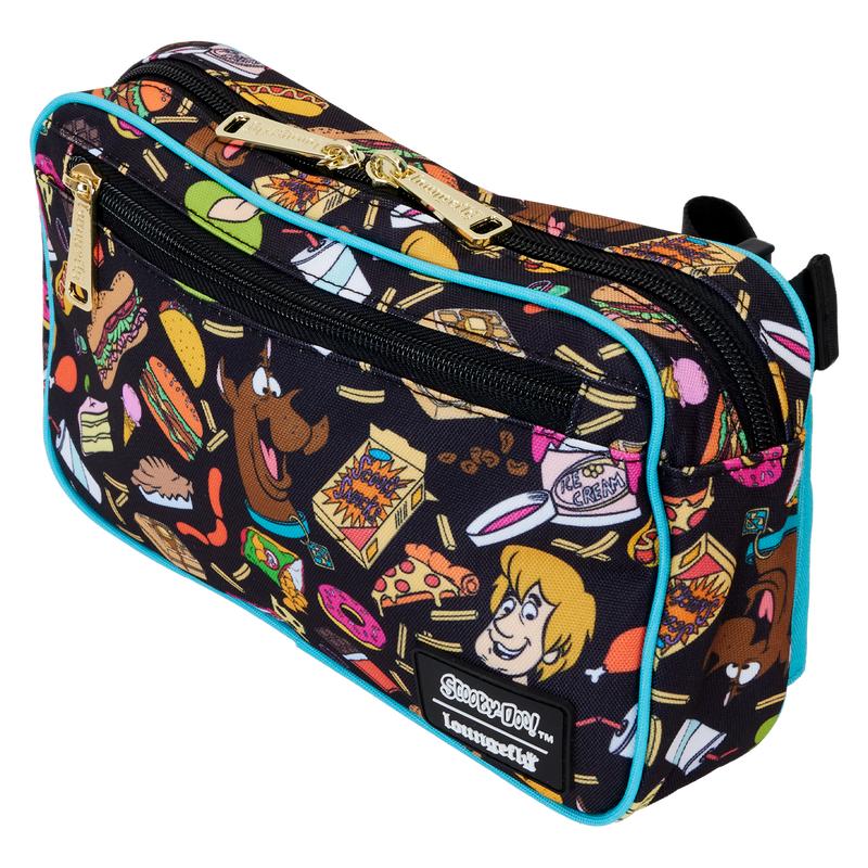 Scooby-Doo Snacks All-Over Print Nylon Belt Bag