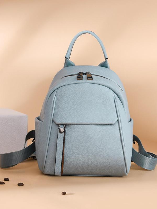 Unisex Fashionable Adjustable Zip Backpack