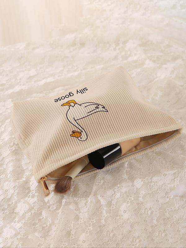 Cute Duck Pattern Makeup Bag, 2024 New Style Casual Versatile Storage Bag, Travel Makeup Bag, Suitable for Women and All Kinds of Occasions