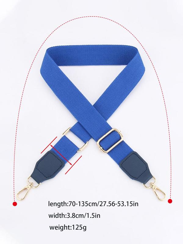 Solid Color Bag Strap, Replaceable Adjustable Bag Strap, Fashionable DIY Bag Accessories, Casual Trendy Versatile High-quality Daily Bag Strap