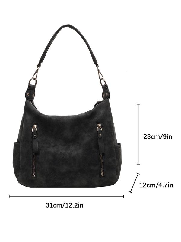 Women's Street Trend Minimalist Tote Bag, Trendy Large Capacity Shoulder Bag, Chic All-match Crossbody Bag for Daily & Work Use