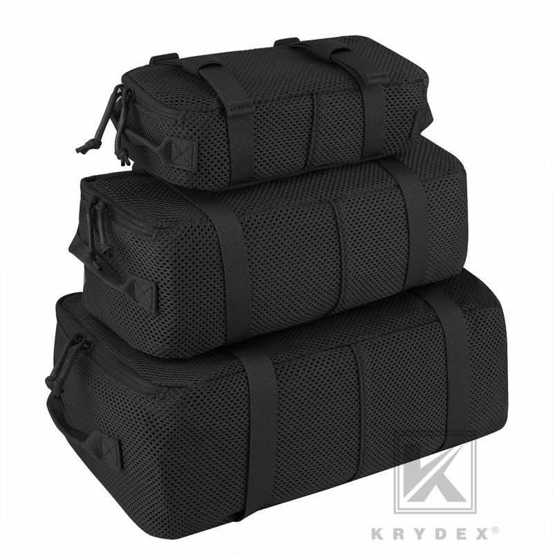 KRYDEX Tactical Modular Pouch Set Outdoor Backpack Organizer Travel Suitcase Packing Cubes