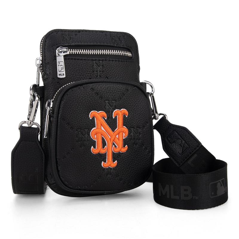 MLB New York Mets Crossbody Bag Perfect Gifts for Sport Fans for Camping Hiking