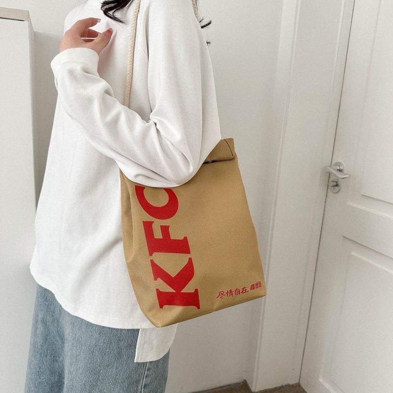 Funny McDonald's Backpack Large Capacity Canvas Cute Shoulder Bag for Boy Girl Student  Laptop Tablet Travel School Bag