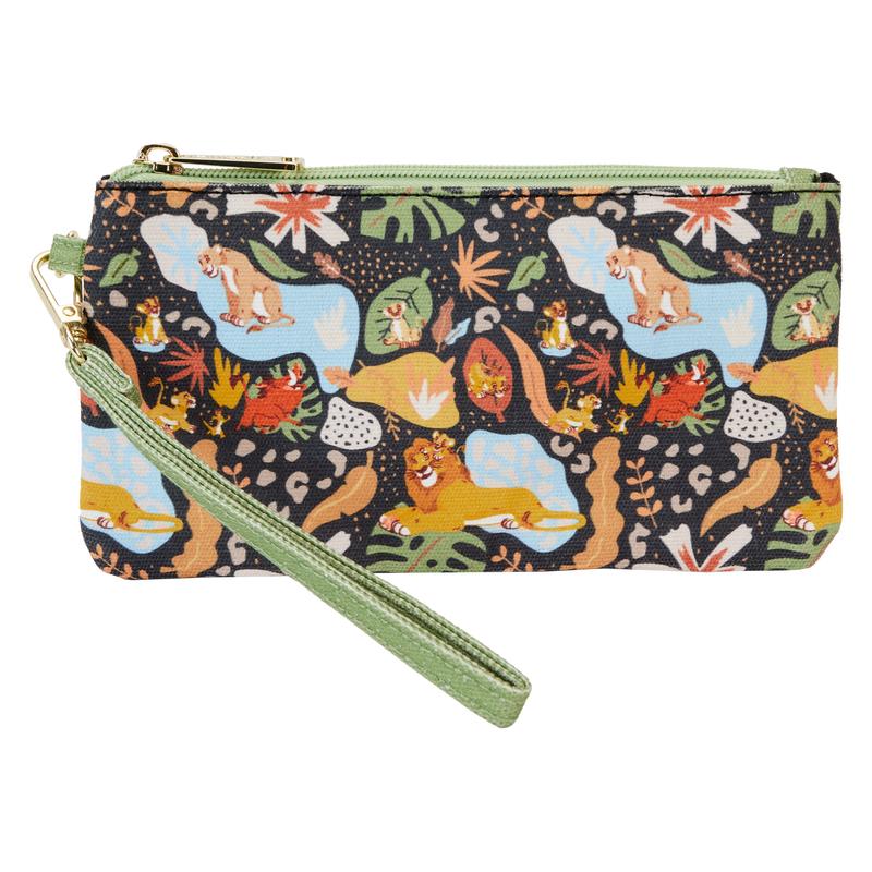 The Lion King 30th Anniversary All-Over Print Nylon Zipper Pouch Wristlet