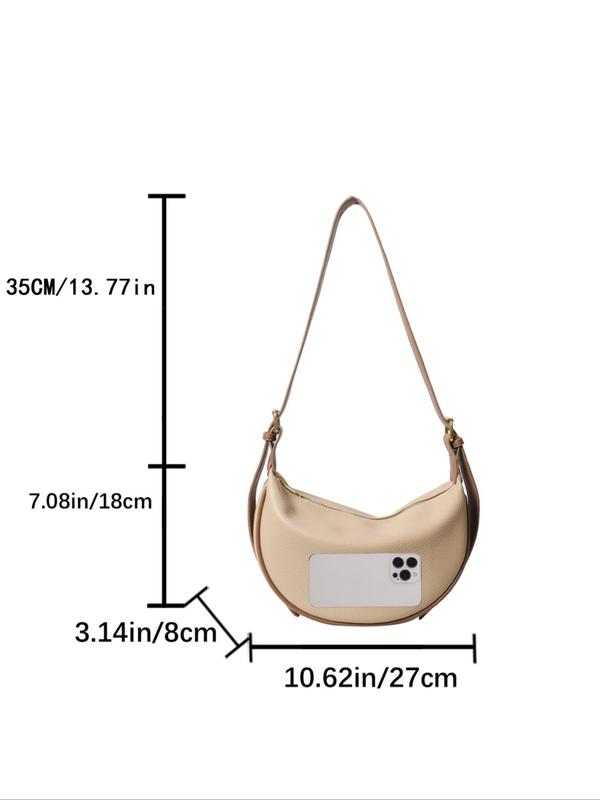 Women's Elegant Minimalist Crossbody Bag, Trendy Vintage Large Capacity Crossbody Bag for Women &girls, Chic All-match Hobo Bag for Daily & Work Use