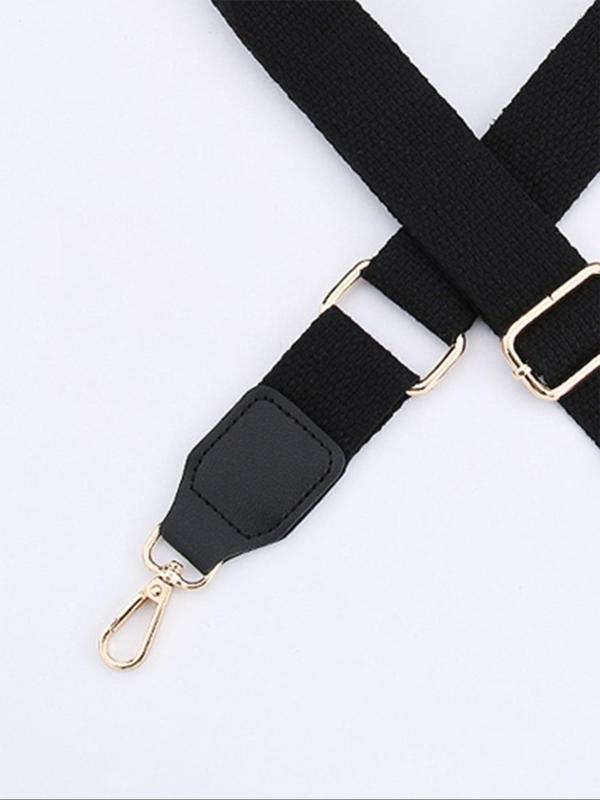 Solid Color Bag Strap, Replaceable Adjustable Bag Strap, Fashionable DIY Bag Accessories, Casual Trendy Versatile High-quality Daily Bag Strap