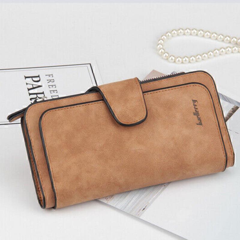 Women Soft PU Leather Wallet Long Clutch Card Holder Purse