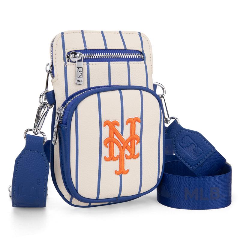 MLB New York Mets Crossbody Bag Perfect Gifts for Sport Fans for Camping Hiking