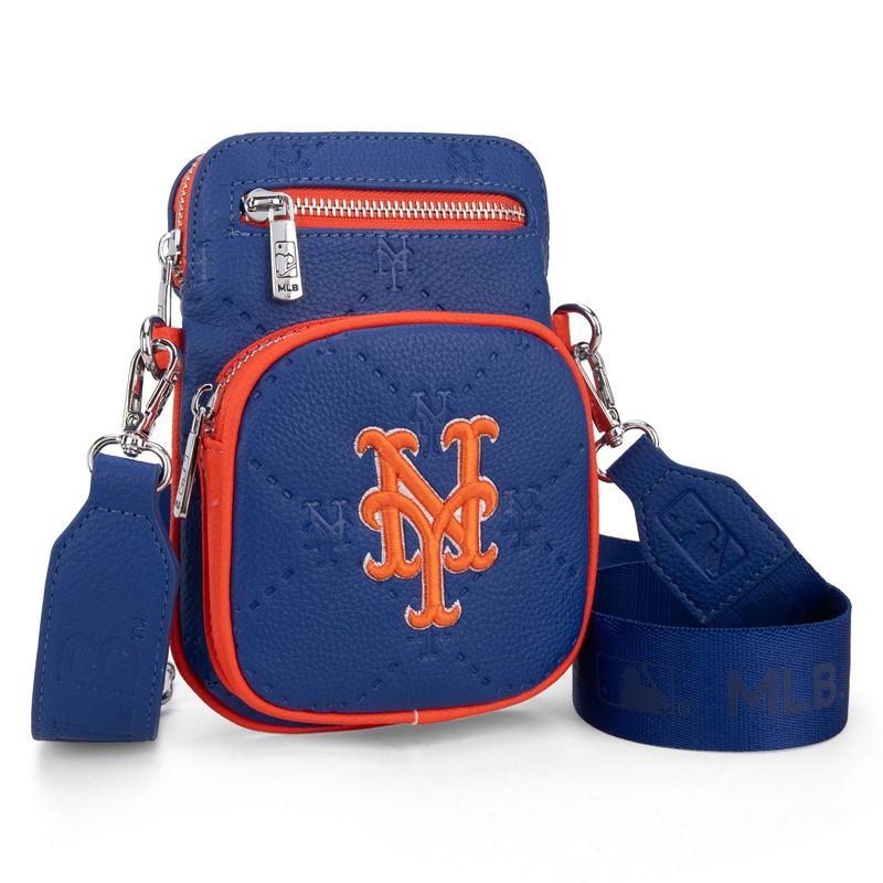 MLB New York Mets Crossbody Bag Perfect Gifts for Sport Fans for Camping Hiking