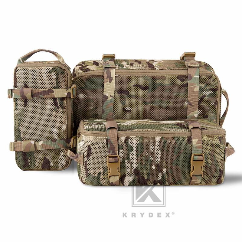 KRYDEX Tactical Modular Pouch Set Outdoor Backpack Organizer Travel Suitcase Packing Cubes