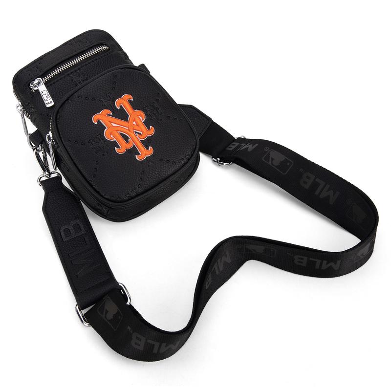 MLB New York Mets Crossbody Bag Perfect Gifts for Sport Fans for Camping Hiking