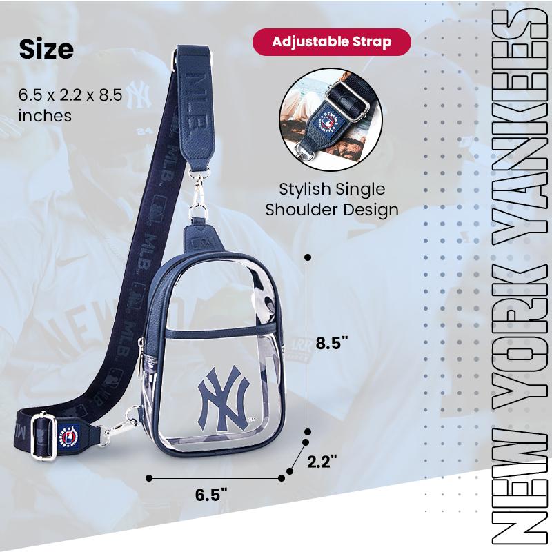 MLB New York Yankees PU Mini Shoulder Bag - Officially Licensed MLB Product