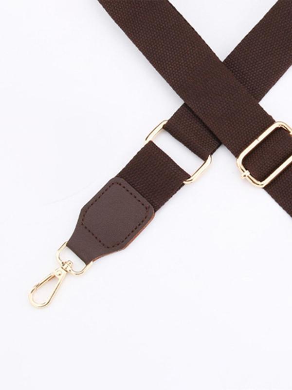 Solid Color Bag Strap, Replaceable Adjustable Bag Strap, Fashionable DIY Bag Accessories, Casual Trendy Versatile High-quality Daily Bag Strap