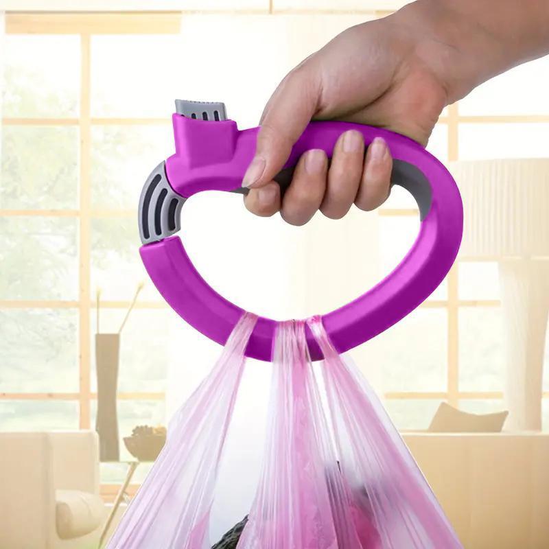 Grocery Bag Carrier Handle, 1 Count Durable Heavy Duty Plastic Bag Grip, Reusable Shopping Bag Organizer Handle