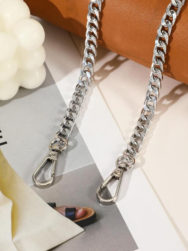 Women's Fashion Durable Chain Strap for Bag, Casual Zinc Alloy Minimalist Chain for Shoulder Bag & Crossbody Bag for Daily Use, Bag Accessories