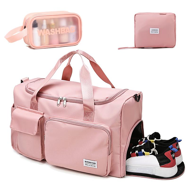 Travel Folding Bag Christmas gift - Women's Waterproof Carry-on Handbag - Men's Travel Essentials Sports Gym Bag - Hospital Waiting Bag