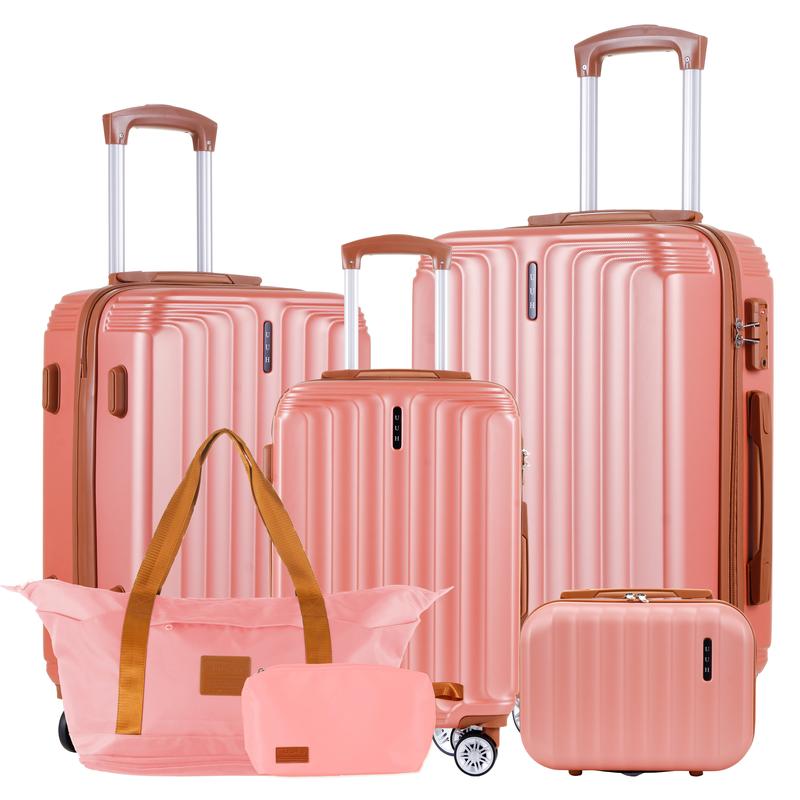 UUH 6pcs 4pcs 3pcs  Spinner Suitcases Set with TSA Locks - Family Set - Travel and Moving Set