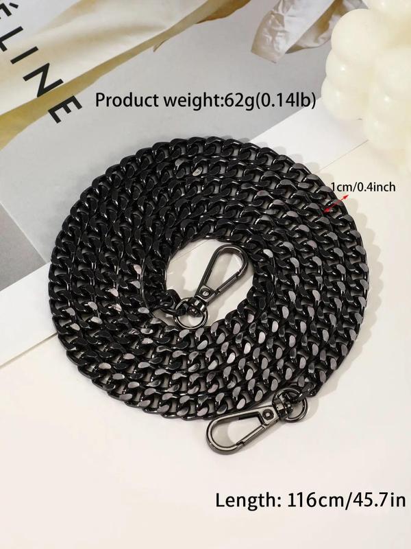 Women's Fashion Durable Chain Strap for Bag, Casual Zinc Alloy Minimalist Chain for Shoulder Bag & Crossbody Bag for Daily Use, Bag Accessories