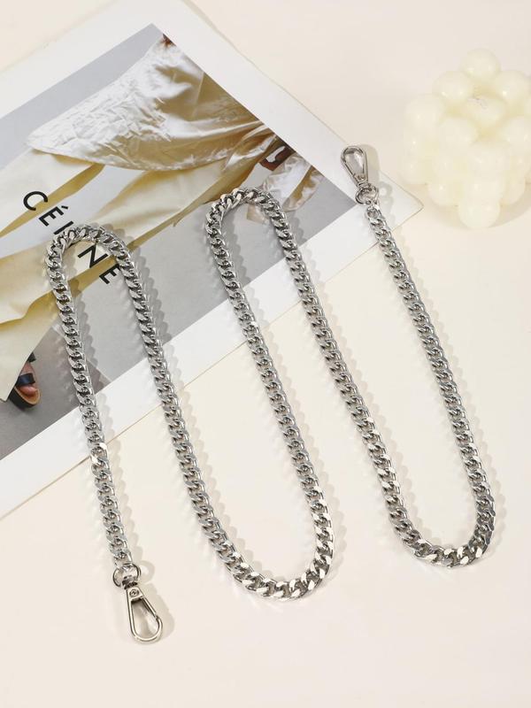 Women's Fashion Durable Chain Strap for Bag, Casual Zinc Alloy Minimalist Chain for Shoulder Bag & Crossbody Bag for Daily Use, Bag Accessories