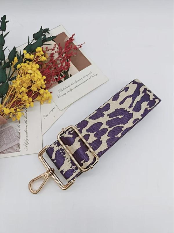 Fashion Leopard Pattern Bag Strap, 2024 New Style Adjustable Bag Strap for Women's Bag, Trendy All-match & Exquisite Bag Accessories for Daily Use