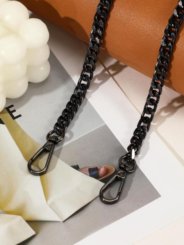 Women's Fashion Durable Chain Strap for Bag, Casual Zinc Alloy Minimalist Chain for Shoulder Bag & Crossbody Bag for Daily Use, Bag Accessories