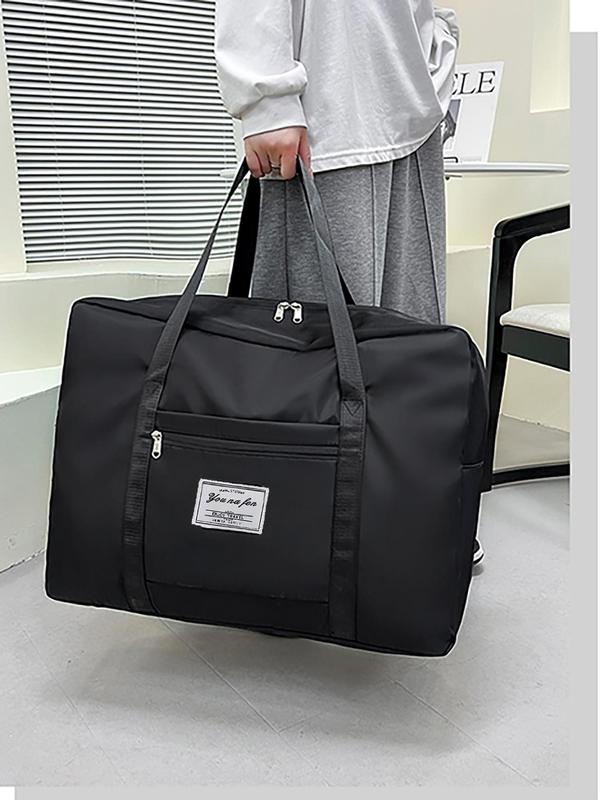 Unisex Casual Large Capacity Travel Bag,  Trendy Lightweight Zipper Foldable Travel Bag, Waterproof Versatile Business Travel Bag for Women & Men