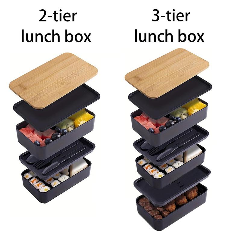 Insulating Bag Lunch Box Set, 1 Set Including Lunch Box & Spoon & Fork & Knife, Portable Lunch Container for Outdoor, Work, Campus