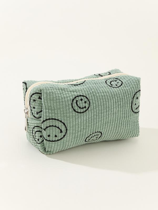 Mini Smiley Face Makeup and Accessory Pouch